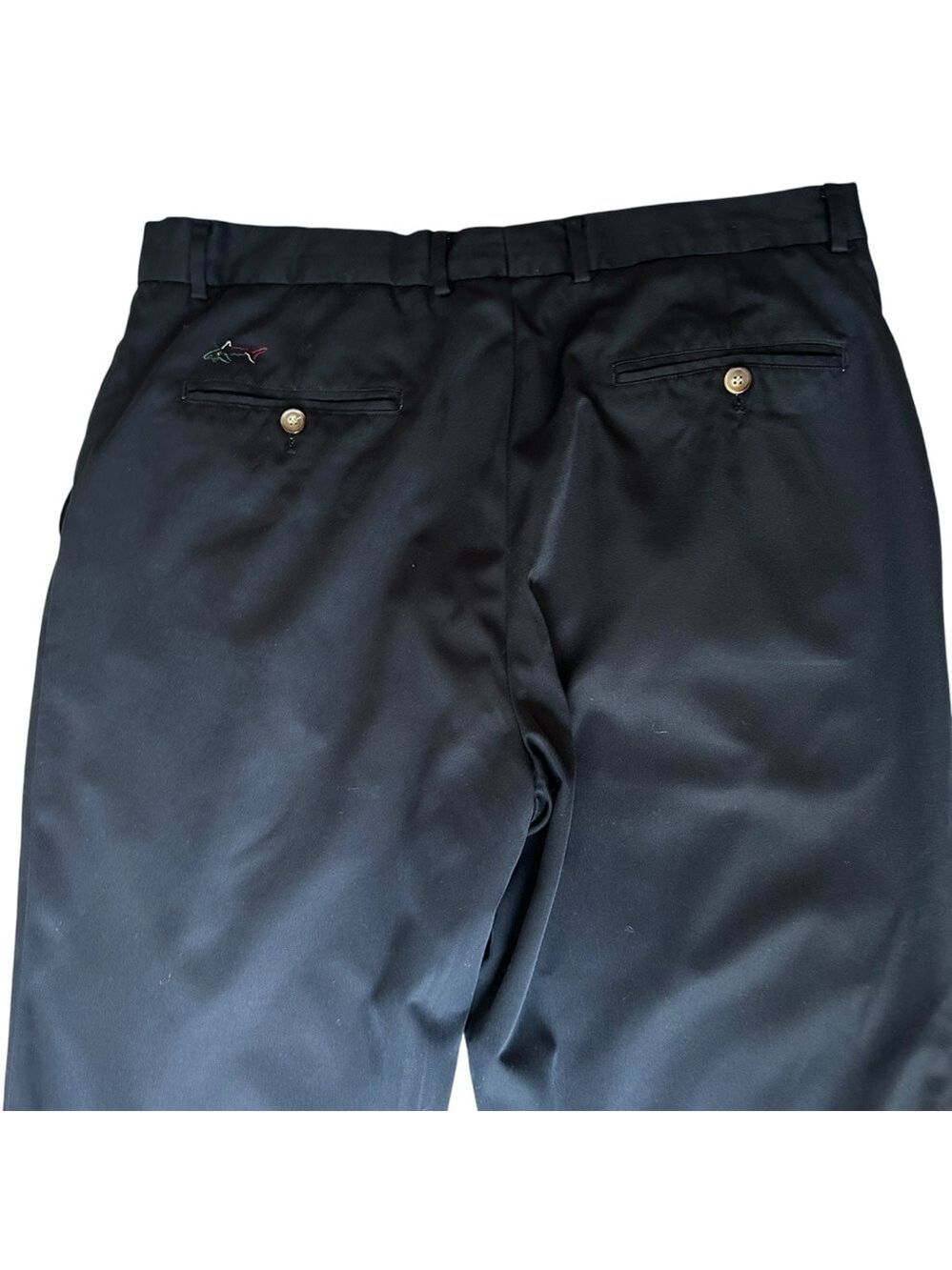 Greg Norman Black Straight Leg Polyester Men’s Dress Pants Size 36 x 30 - Picture 5 of 10